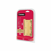 Hermex Hng Brs Flat Blistx2x3,5" .